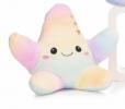 �toile g�ante peluche multicolore pastel  25 cms NOUVEAU
