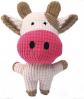 Vache bruit de papier aux oreilles et aux cornes 22 cms NOUVEAUT