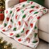 Plaid NOEL 1 m x 0,75 moutonne