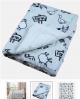Plaid la ferme  1 m x 0,75 moutonne tout doux