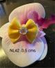Jaune moyen NL 42 cabochon ovale 3,5 cms