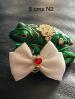 Blanc 5 cms N2 Coeur rouge et strass