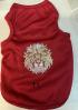 TEE shirt rouge avec lion t1
