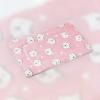 Tapis plaid tout doux gonflant oursons roses 60x40