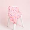 Plaid rose c�urs multicolores 75 x 53