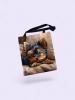 Cabas fond brun avec york 40x35 cms