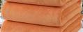 Serviettes ultra absorbantes couleur orange 1,40 x 0,70