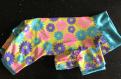 Fleurs hippie male col meraude t3