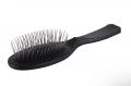 Brosse pro ovale 9 rangs  picots 2.2 cms noire (61 g)