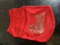 TEE shirt rouge t1/2/3/4 avec york