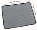 Tapis auto rafra�chissant gris fonce 70 x 55